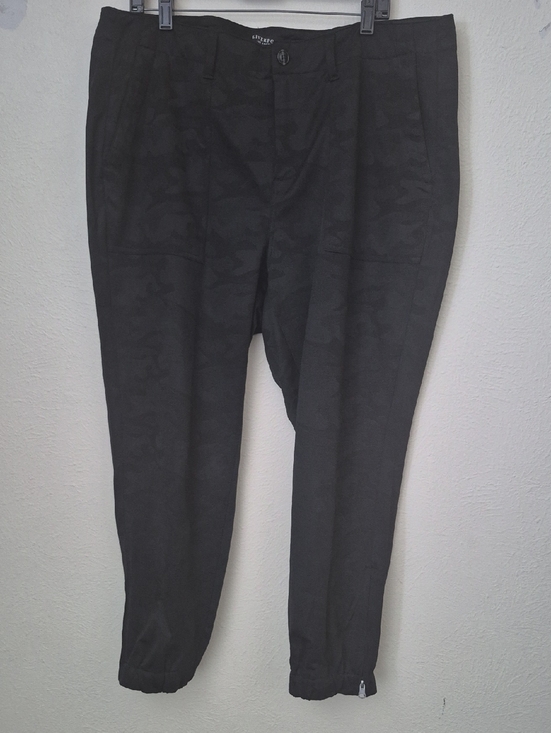 Liverpool Pants - Liverpool Black Camo Dressy Jogger Pants